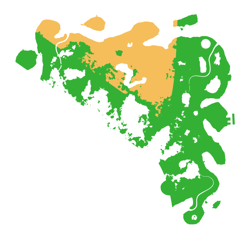 Biome Rust Map: Procedural Map, Size: 4500, Seed: 265842556