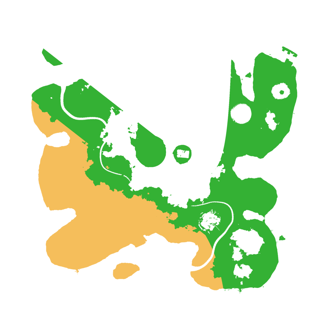 Biome Rust Map: Procedural Map, Size: 2800, Seed: 236712