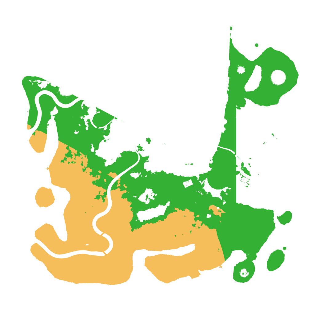 Biome Rust Map: Procedural Map, Size: 3725, Seed: 1755095666