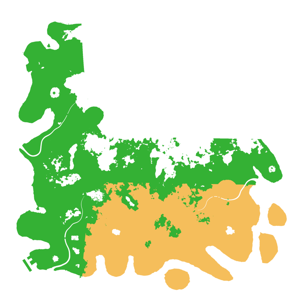 Biome Rust Map: Procedural Map, Size: 4500, Seed: 658180663