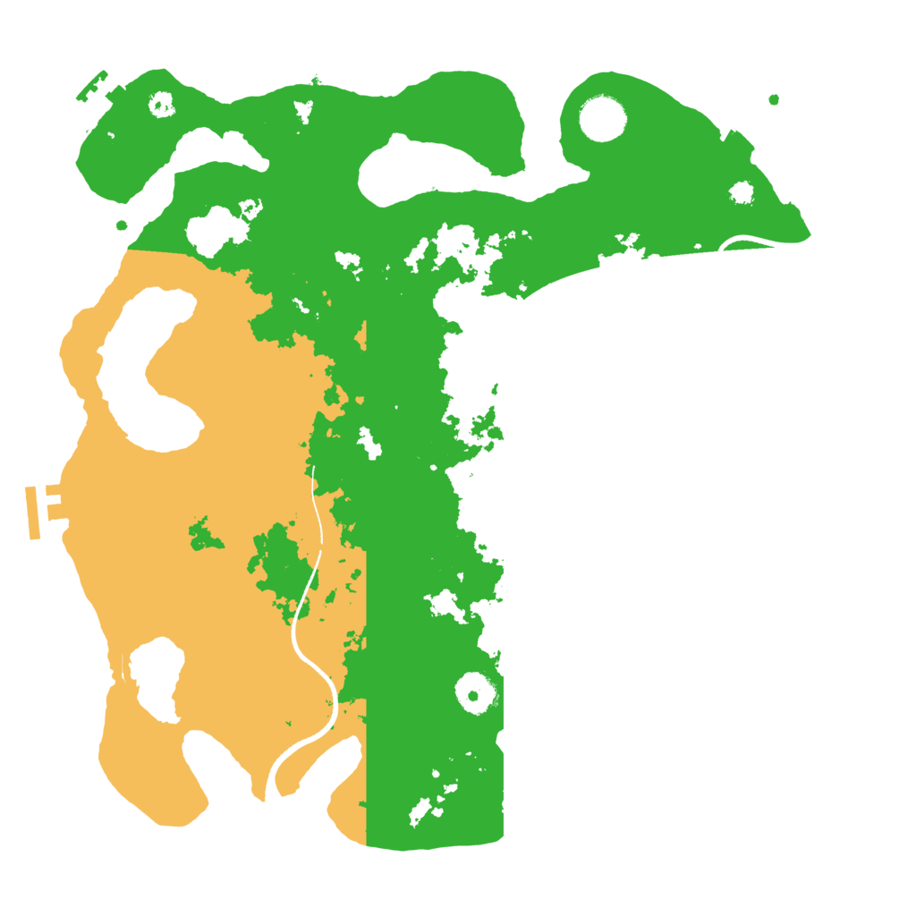 Biome Rust Map: Procedural Map, Size: 3500, Seed: 1396622450