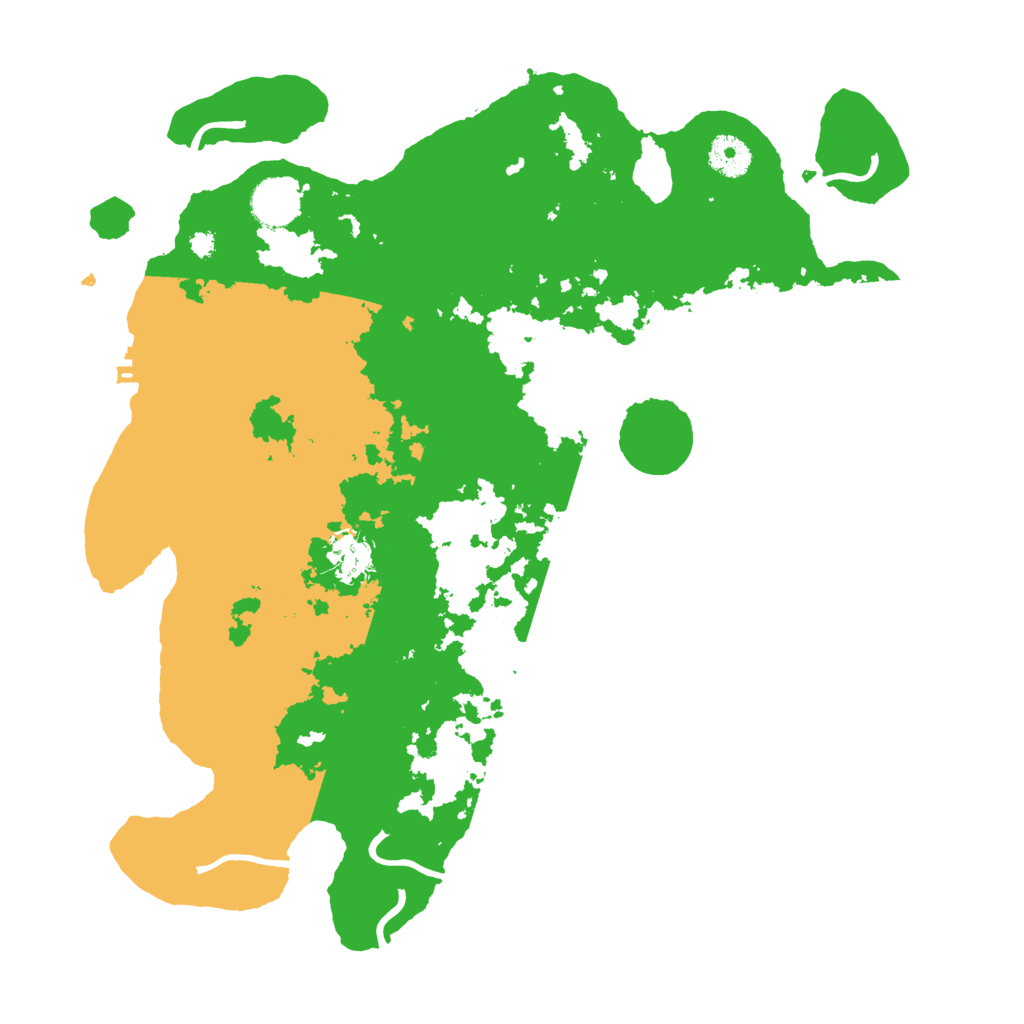 Biome Rust Map: Procedural Map, Size: 3700, Seed: 795486896