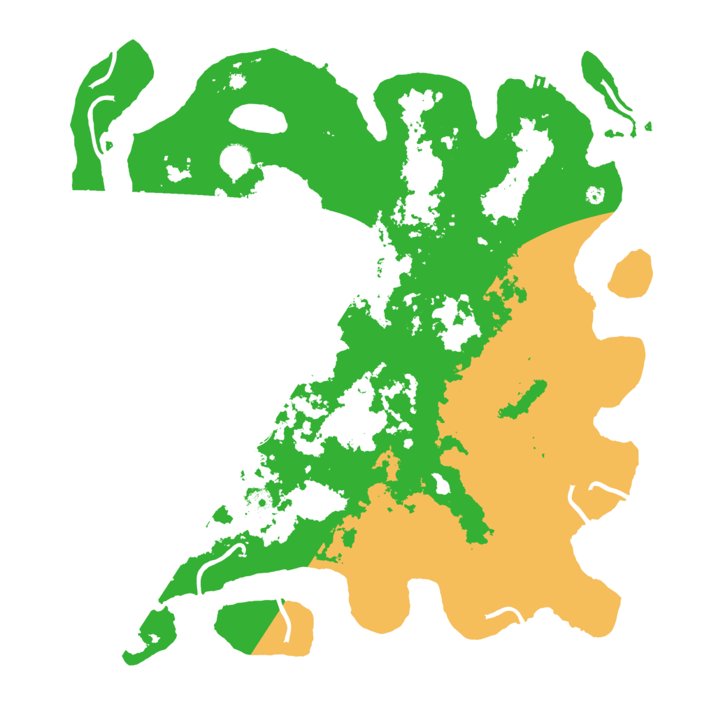 Biome Rust Map: Procedural Map, Size: 4000, Seed: 968574