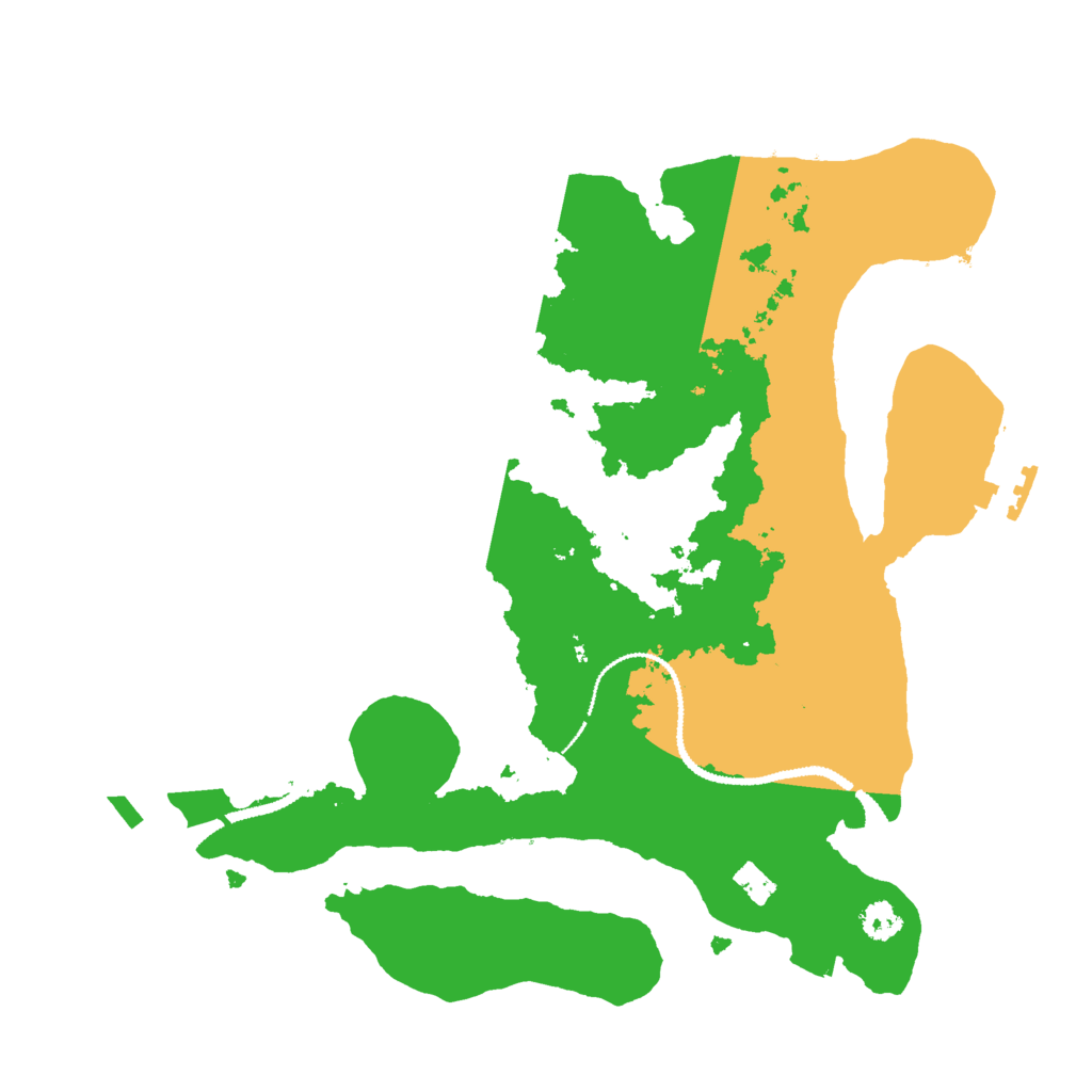 Biome Rust Map: Procedural Map, Size: 2840, Seed: 1958158132