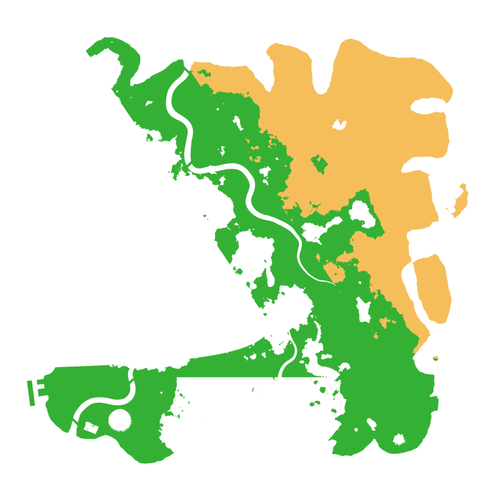 Biome Rust Map: Procedural Map, Size: 4000, Seed: 961893
