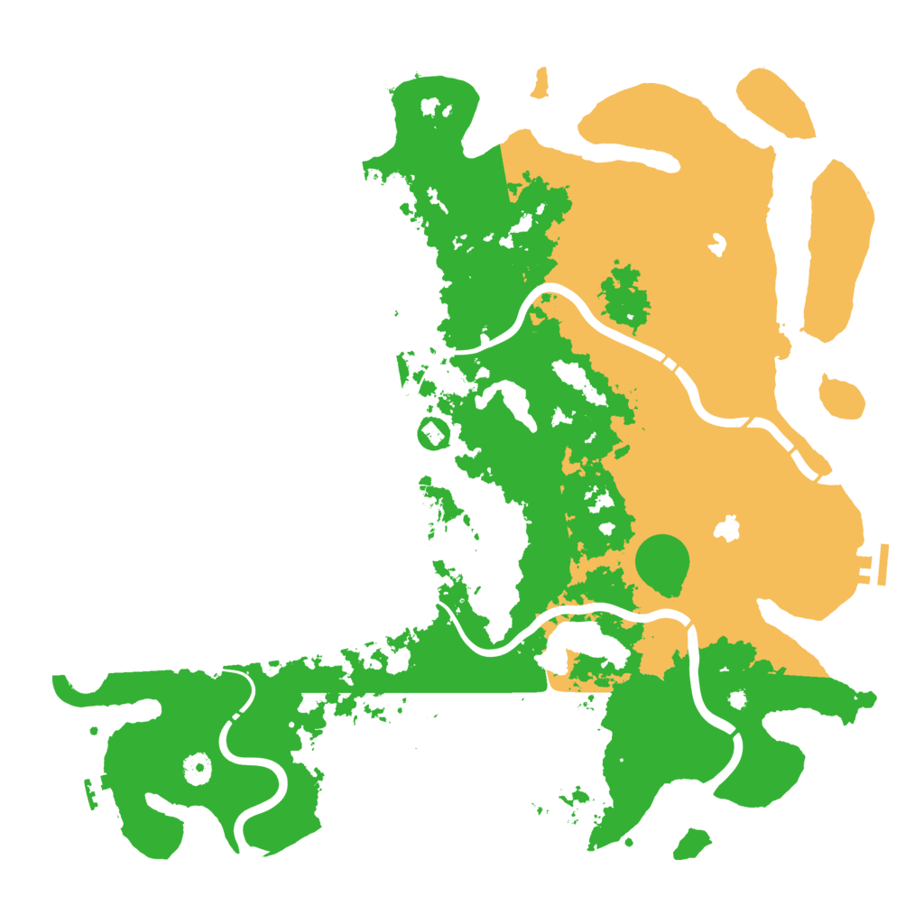 Biome Rust Map: Procedural Map, Size: 4500, Seed: 425871