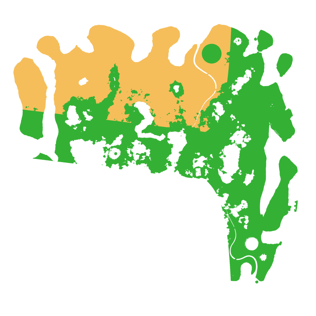 Biome Rust Map: Procedural Map, Size: 4250, Seed: 4681352