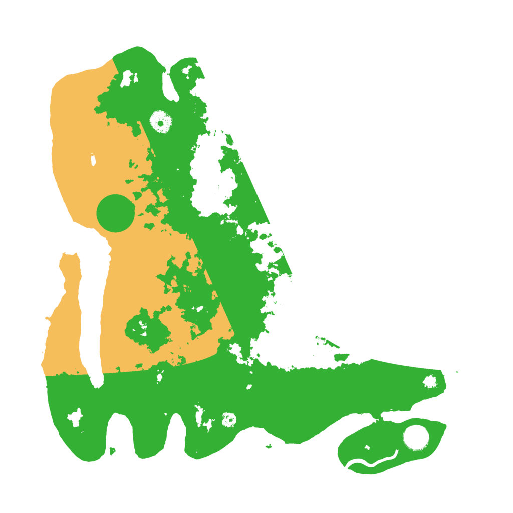 Biome Rust Map: Procedural Map, Size: 3550, Seed: 53493256
