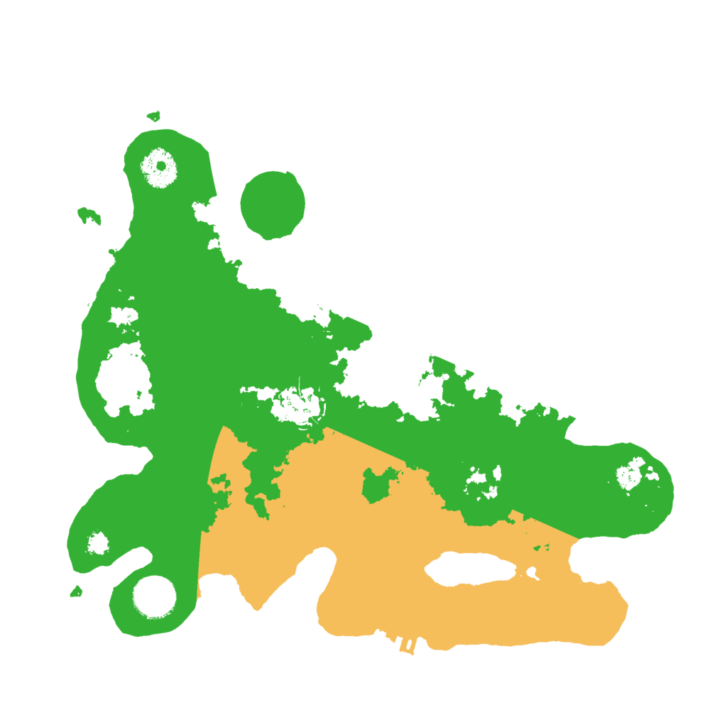 Biome Rust Map: Procedural Map, Size: 3000, Seed: 123465