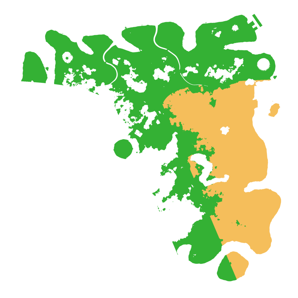Biome Rust Map: Procedural Map, Size: 4250, Seed: 19718