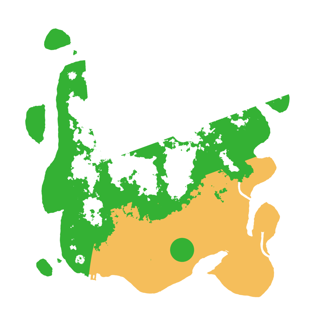 Biome Rust Map: Procedural Map, Size: 3500, Seed: 2018225809