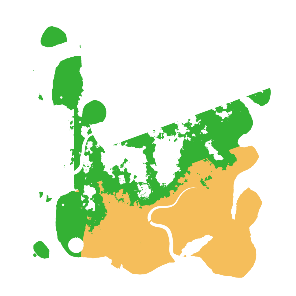 Biome Rust Map: Procedural Map, Size: 3500, Seed: 2018225809
