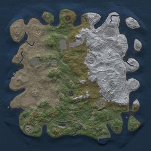 Thumbnail Rust Map: Procedural Map, Size: 4000, Seed: 1871434704, 19 Monuments