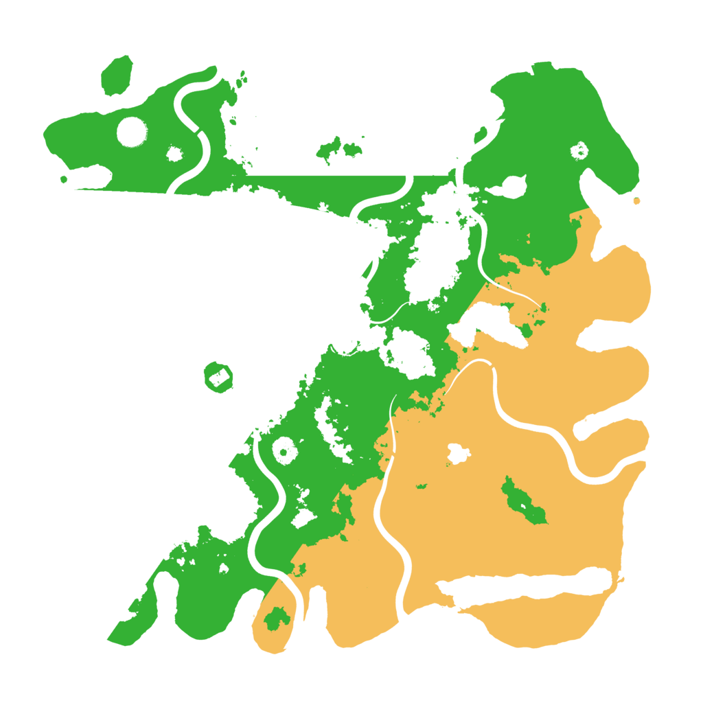 Biome Rust Map: Procedural Map, Size: 4074, Seed: 595850