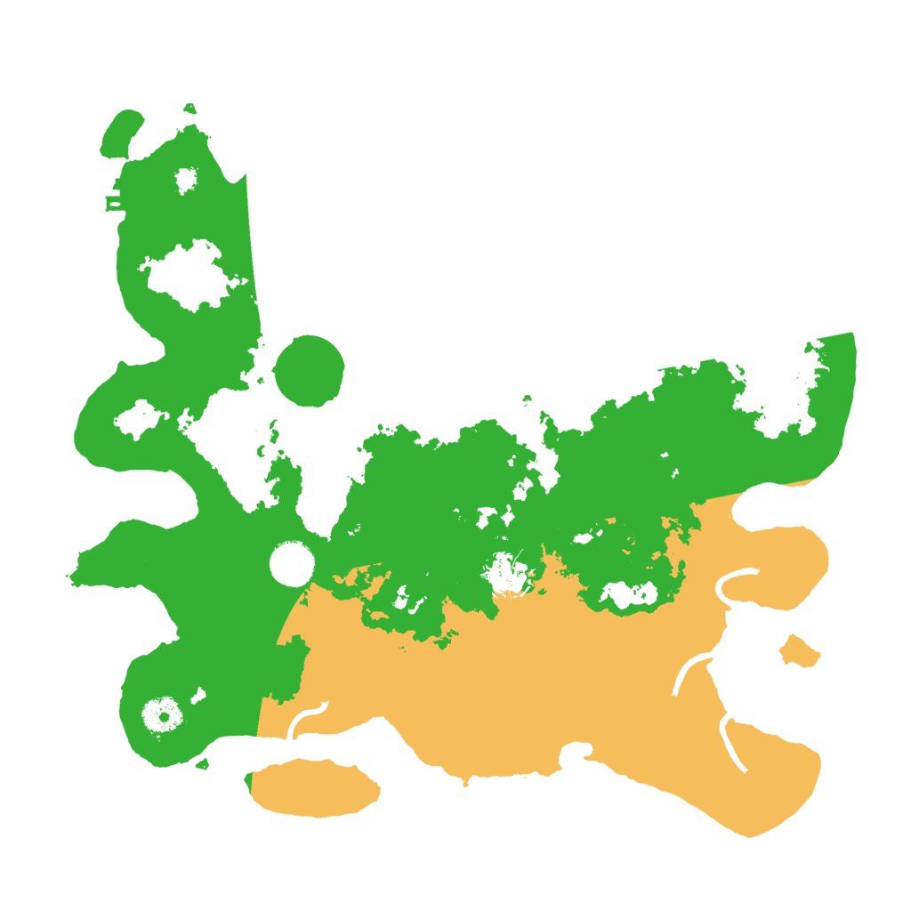 Biome Rust Map: Procedural Map, Size: 3650, Seed: 52889691