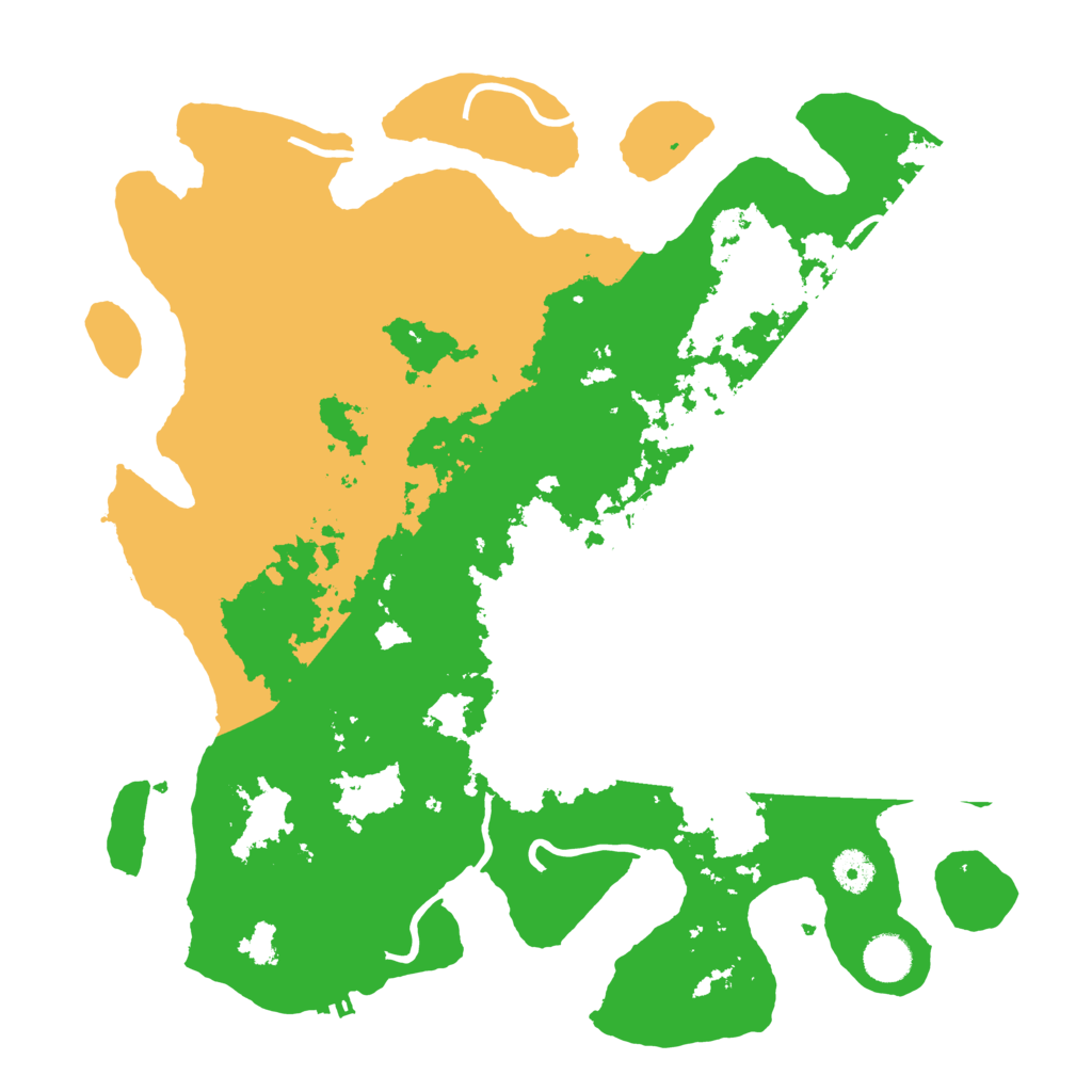 Biome Rust Map: Procedural Map, Size: 4000, Seed: 39828397
