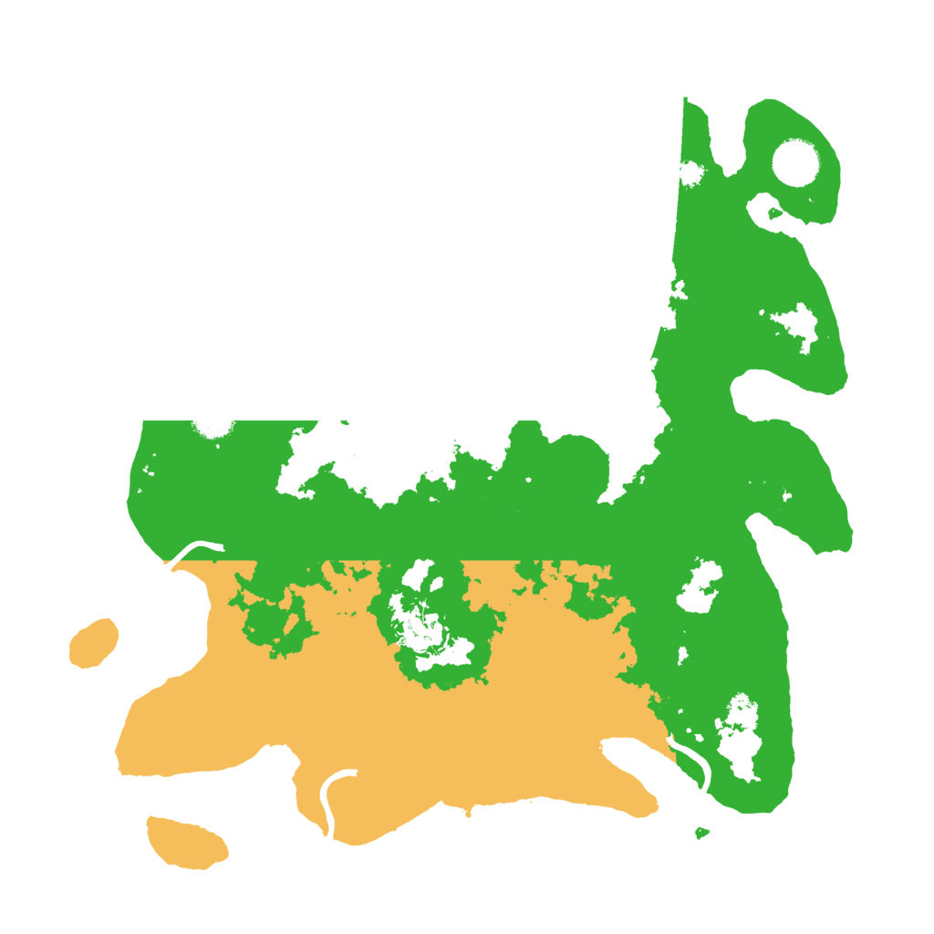 Biome Rust Map: Procedural Map, Size: 3500, Seed: 733601144