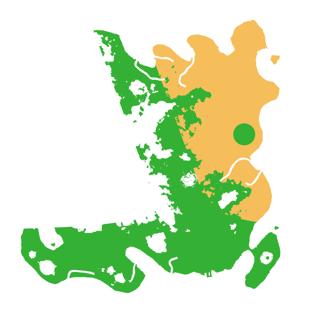 Biome Rust Map: Procedural Map, Size: 3750, Seed: 96084734