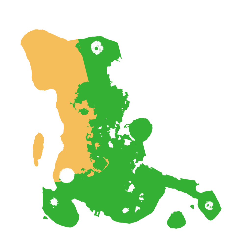 Biome Rust Map: Procedural Map, Size: 3000, Seed: 1382418055