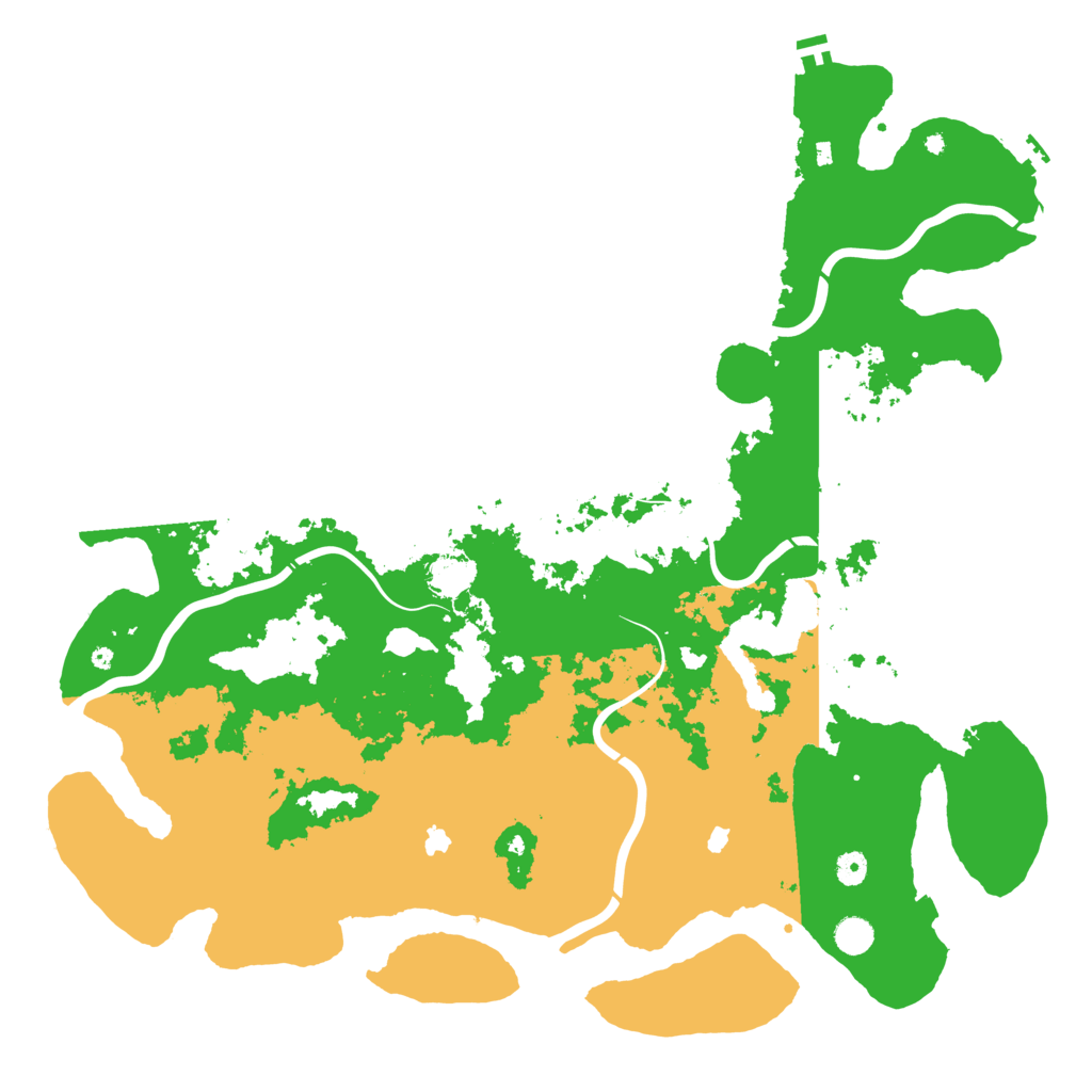 Biome Rust Map: Procedural Map, Size: 5000, Seed: 105788