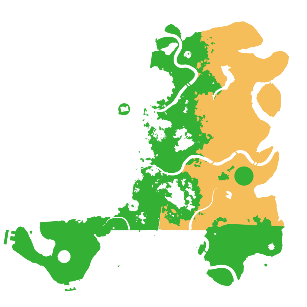 Biome Rust Map: Procedural Map, Size: 4250, Seed: 765542609
