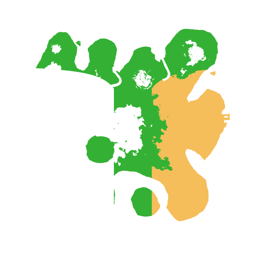 Biome Rust Map: Procedural Map, Size: 2500, Seed: 306246943