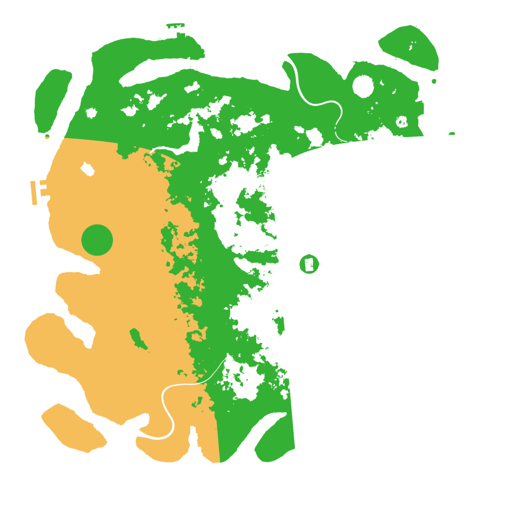 Biome Rust Map: Procedural Map, Size: 4250, Seed: 846551125