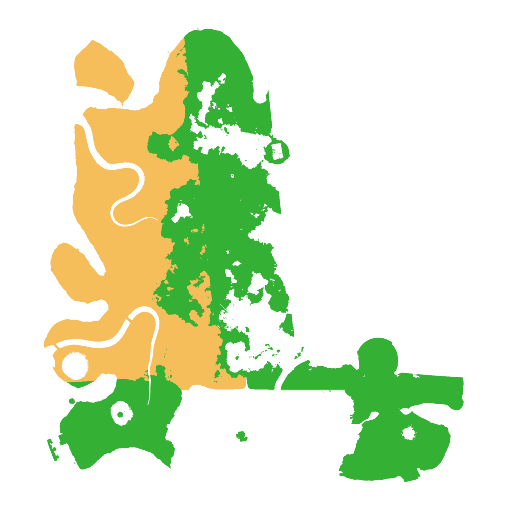 Biome Rust Map: Procedural Map, Size: 3500, Seed: 5658590