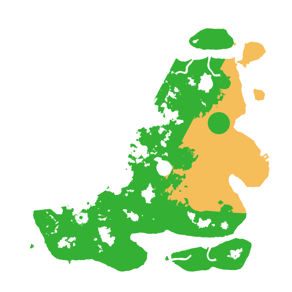 Biome Rust Map: Procedural Map, Size: 3500, Seed: 107543744