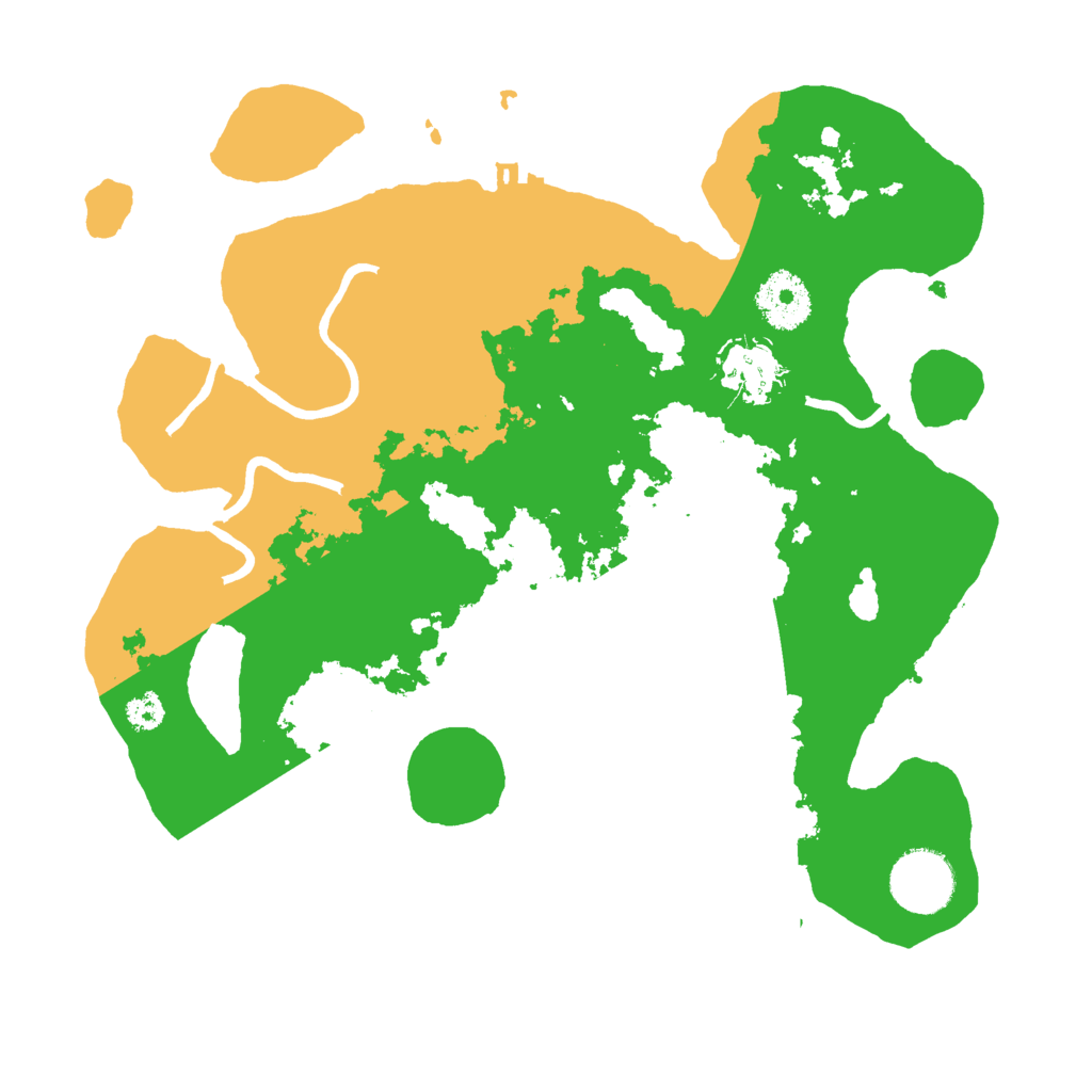 Biome Rust Map: Procedural Map, Size: 3000, Seed: 7996