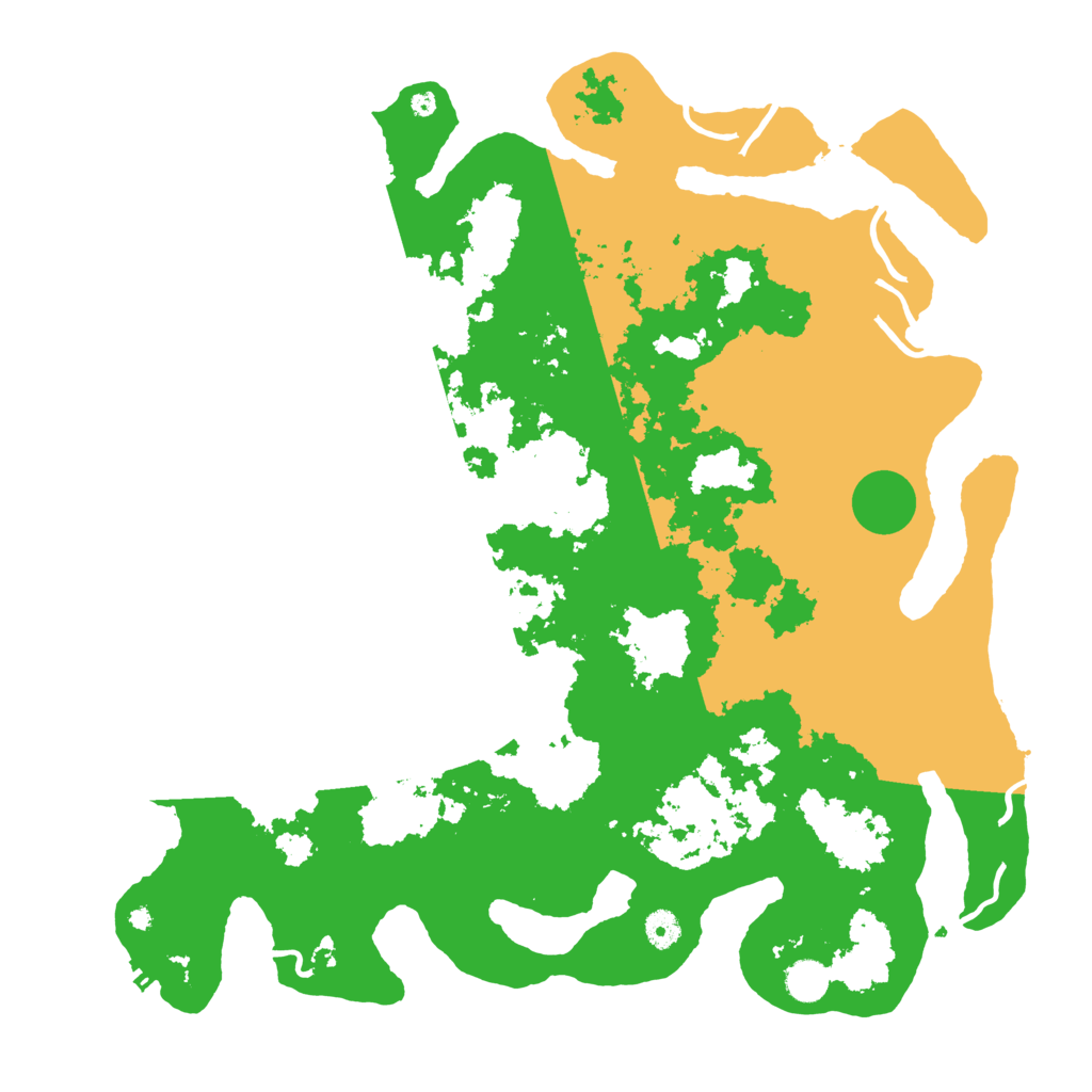 Biome Rust Map: Procedural Map, Size: 4500, Seed: 1280099398