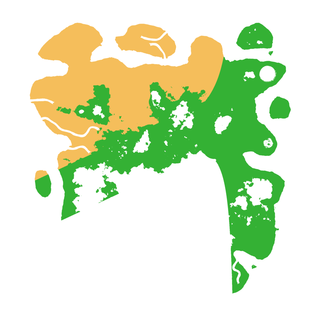 Biome Rust Map: Procedural Map, Size: 3500, Seed: 730582632