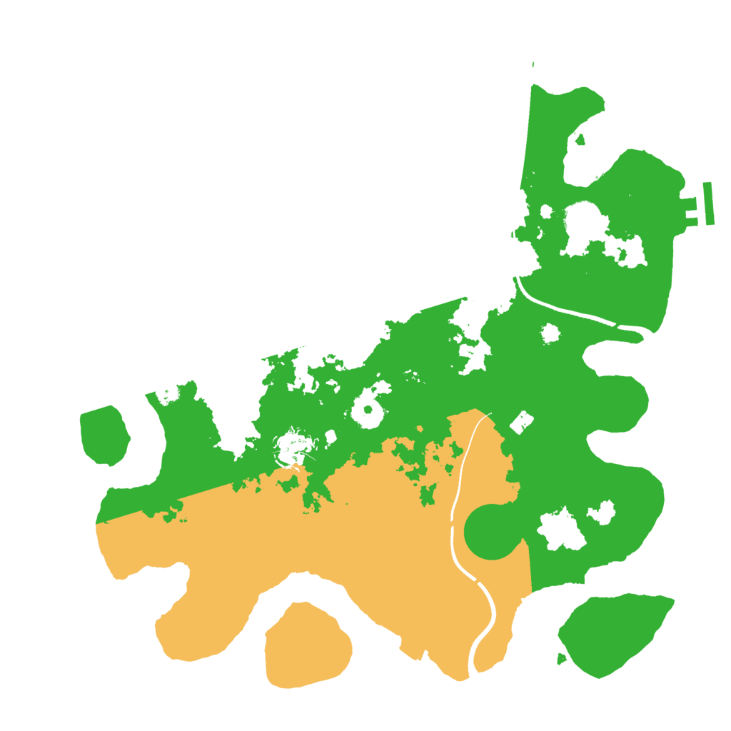 Biome Rust Map: Procedural Map, Size: 3450, Seed: 32699091