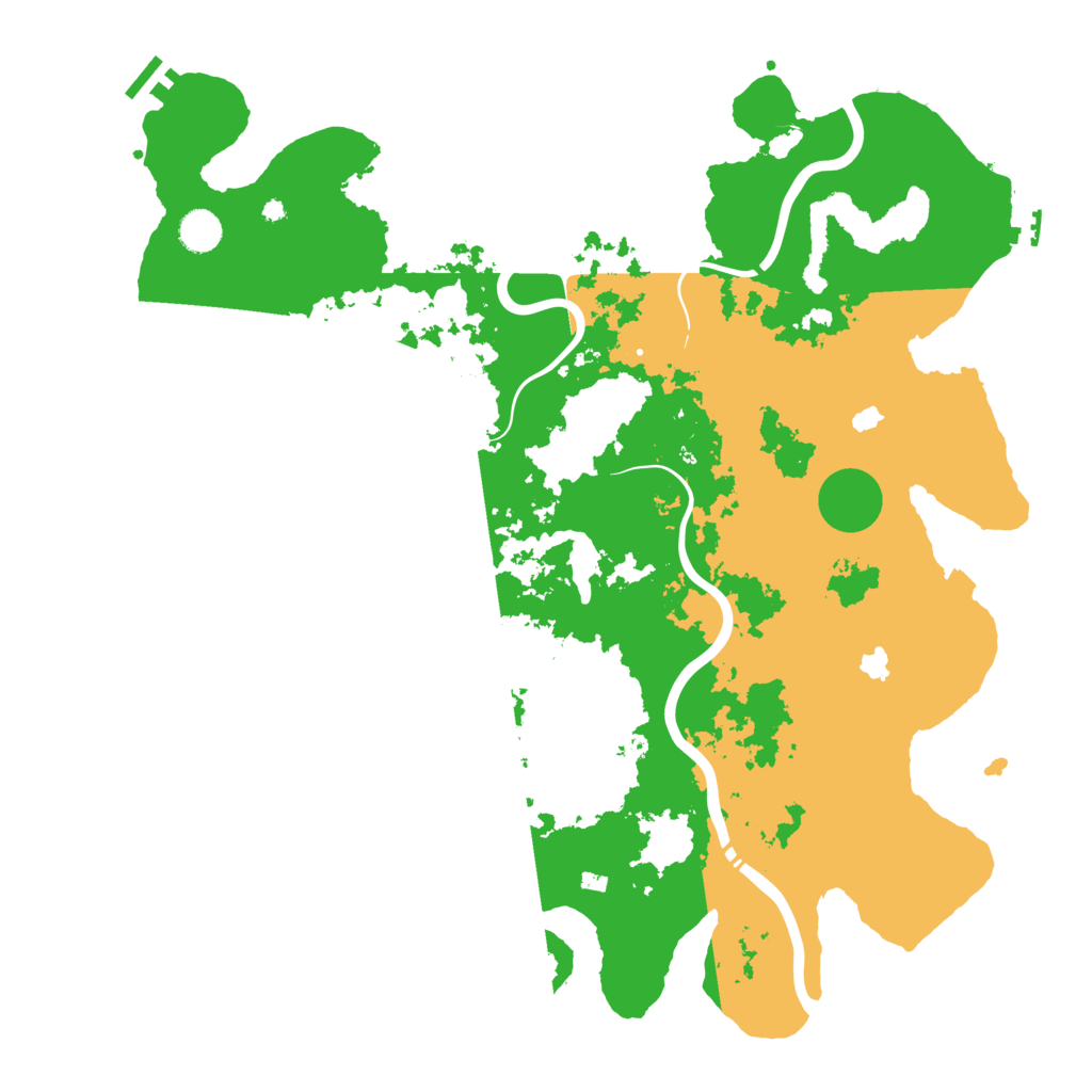Biome Rust Map: Procedural Map, Size: 4500, Seed: 779933115