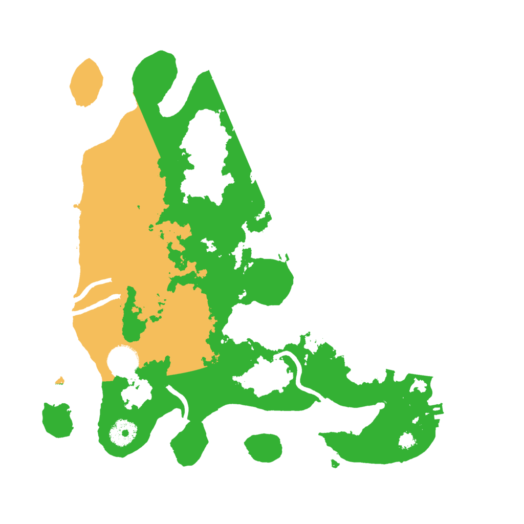 Biome Rust Map: Procedural Map, Size: 3000, Seed: 406350272