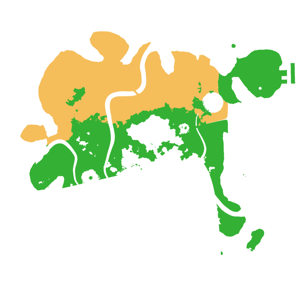 Biome Rust Map: Procedural Map, Size: 3000, Seed: 66243