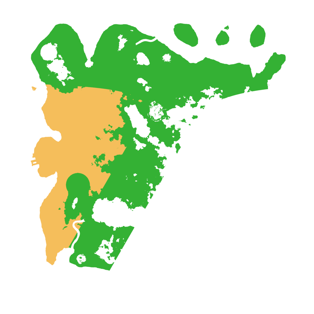 Biome Rust Map: Procedural Map, Size: 3500, Seed: 1990849222