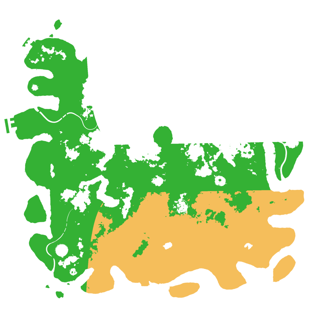 Biome Rust Map: Procedural Map, Size: 4500, Seed: 1392989762