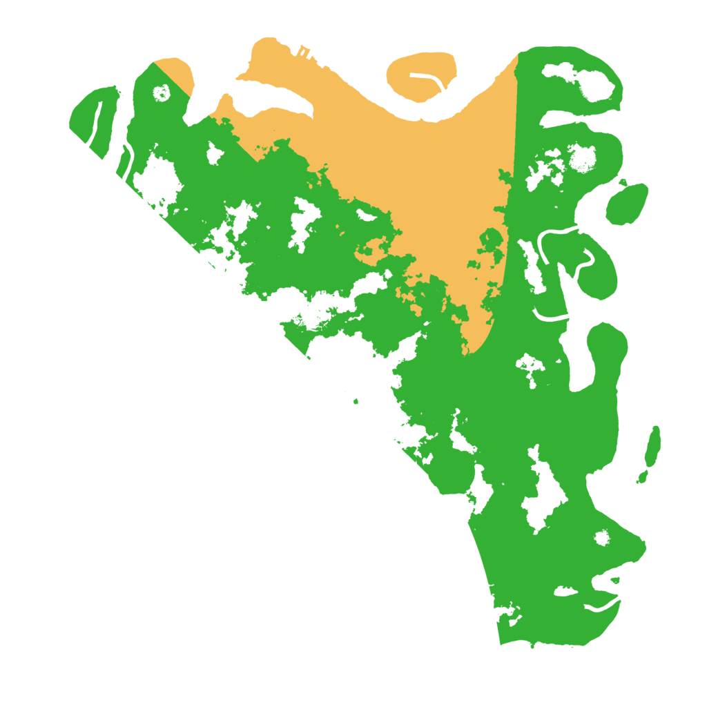 Biome Rust Map: Procedural Map, Size: 4250, Seed: 117007