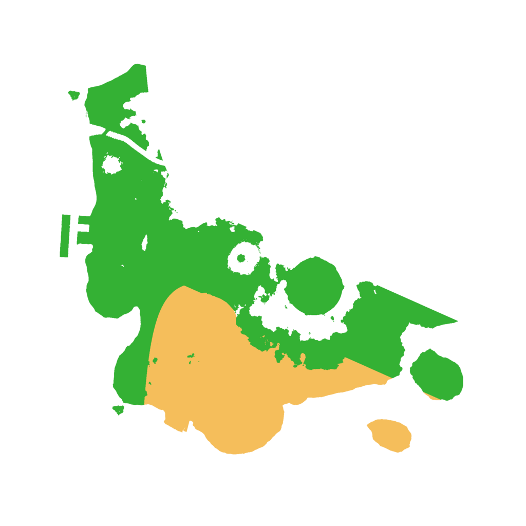 Biome Rust Map: Procedural Map, Size: 2500, Seed: 29069