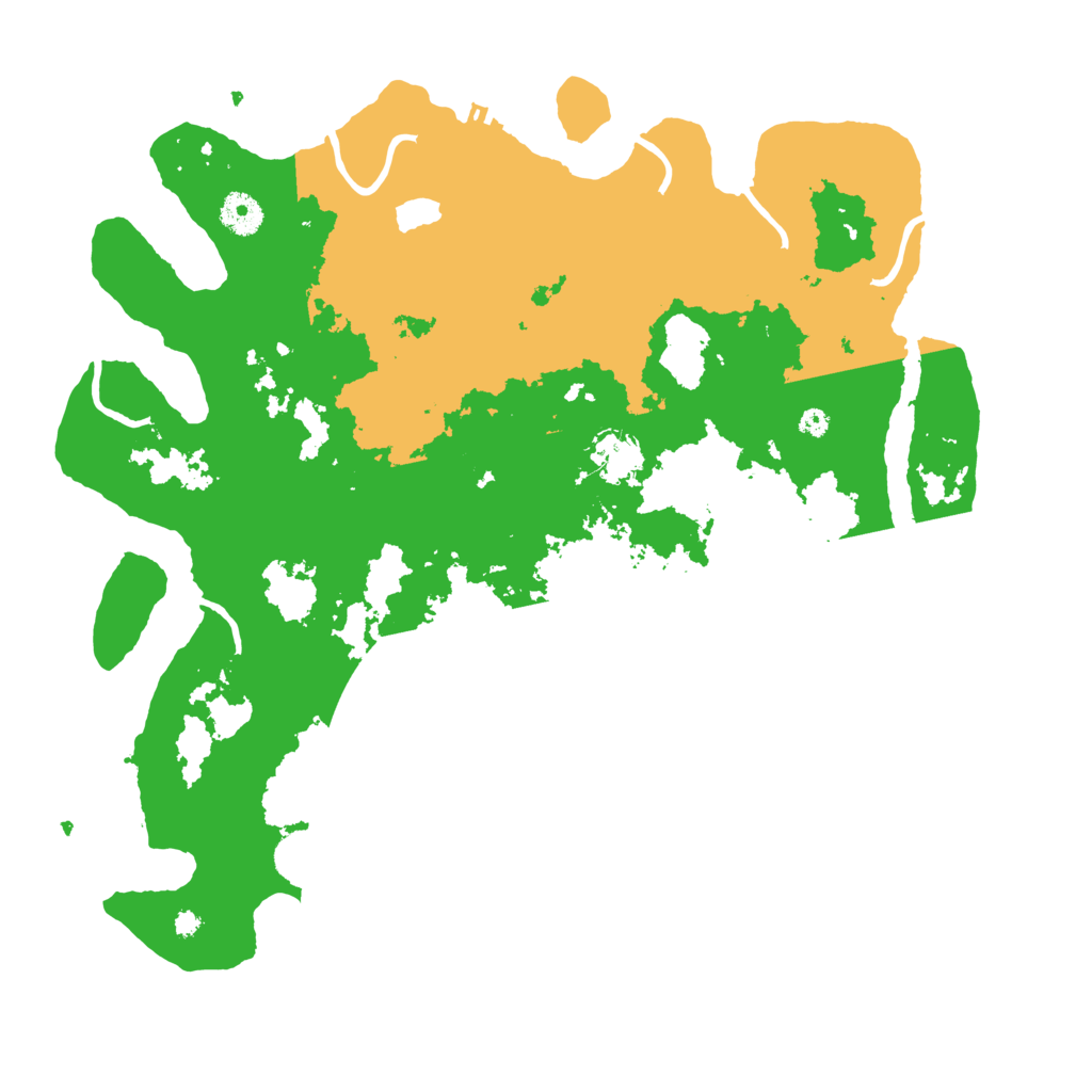 Biome Rust Map: Procedural Map, Size: 3900, Seed: 1832465