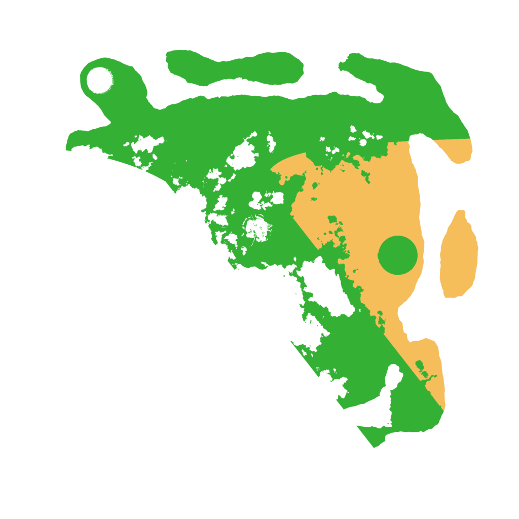 Biome Rust Map: Barren, Size: 3500, Seed: 188924