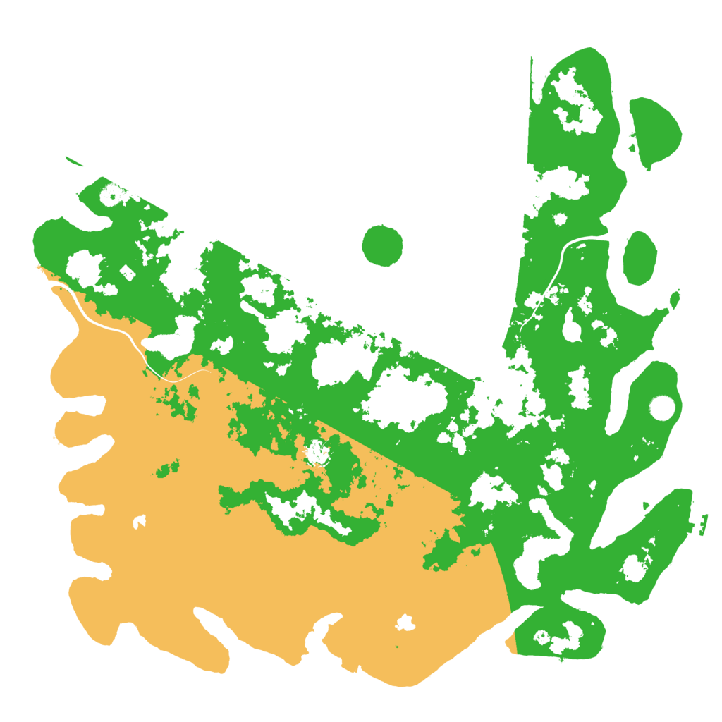 Biome Rust Map: Procedural Map, Size: 5000, Seed: 4554546