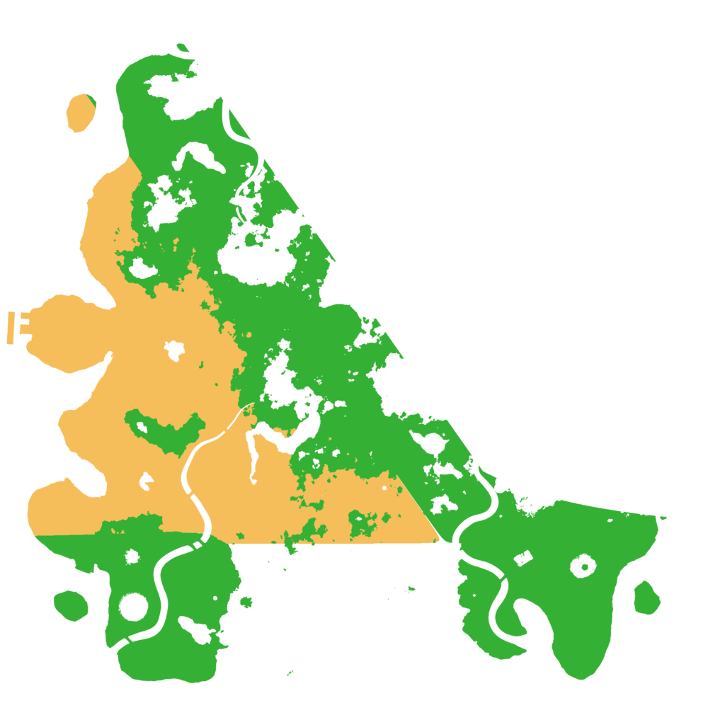 Biome Rust Map: Procedural Map, Size: 4500, Seed: 1664