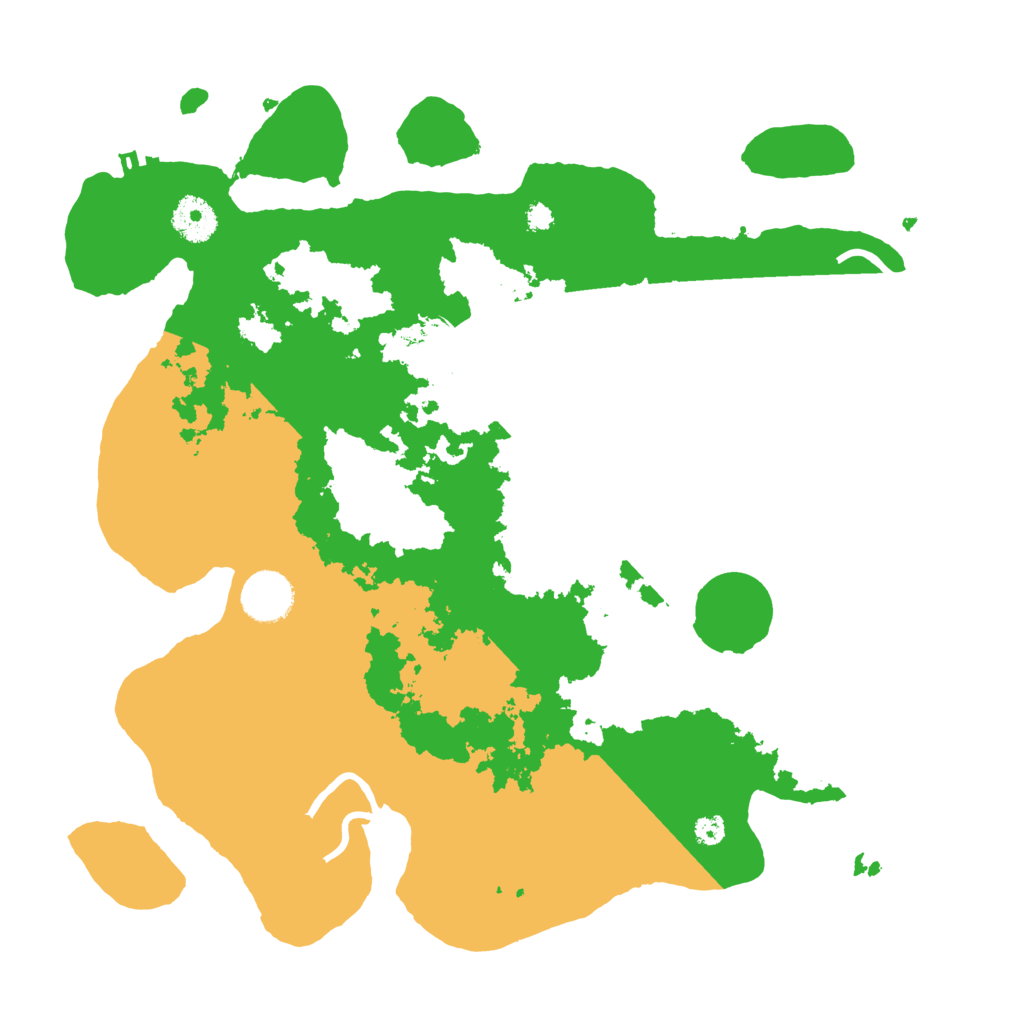 Biome Rust Map: Procedural Map, Size: 3500, Seed: 29328837