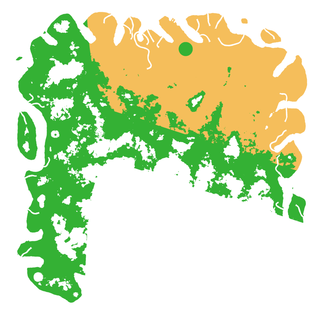 Biome Rust Map: Procedural Map, Size: 6000, Seed: 26025671