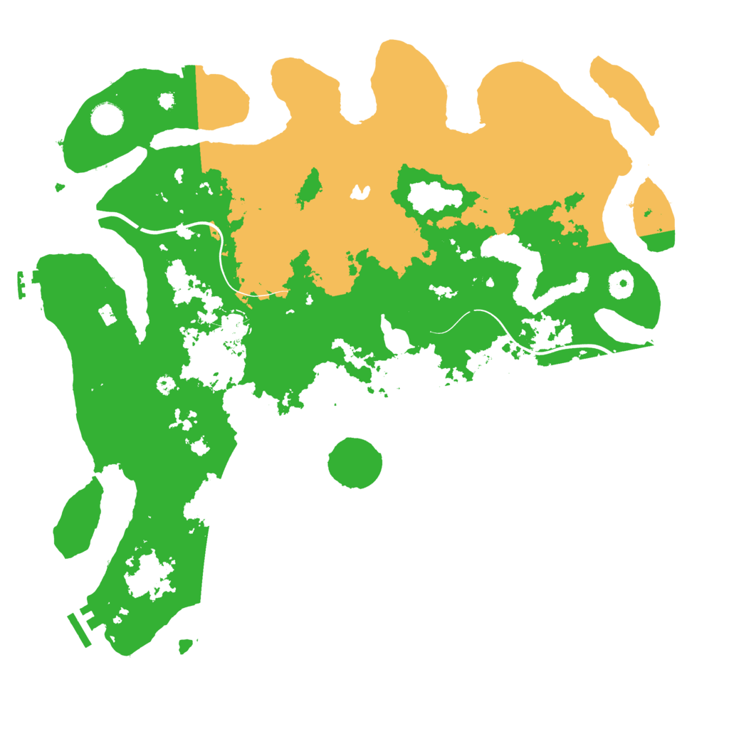 Biome Rust Map: Procedural Map, Size: 4000, Seed: 1859880576