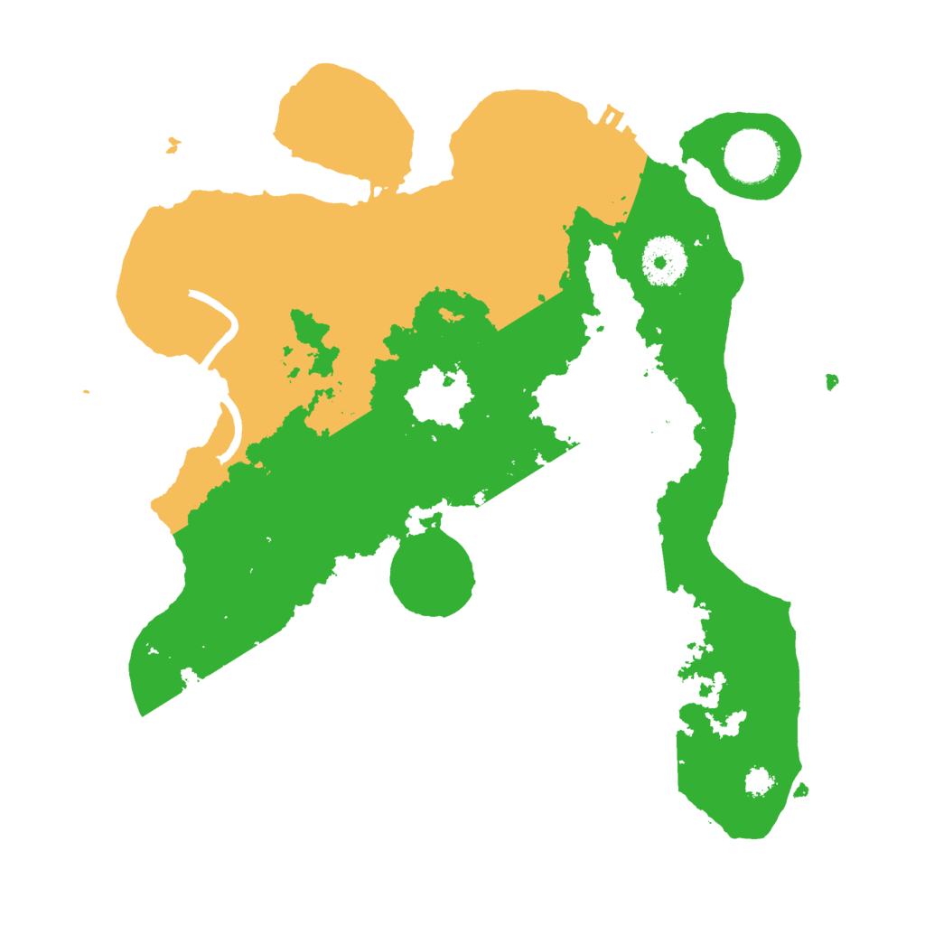 Biome Rust Map: Procedural Map, Size: 3000, Seed: 233614