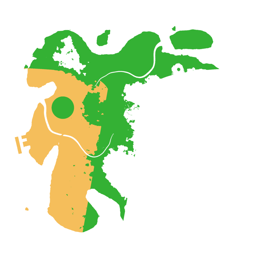 Biome Rust Map: Procedural Map, Size: 3000, Seed: 854079