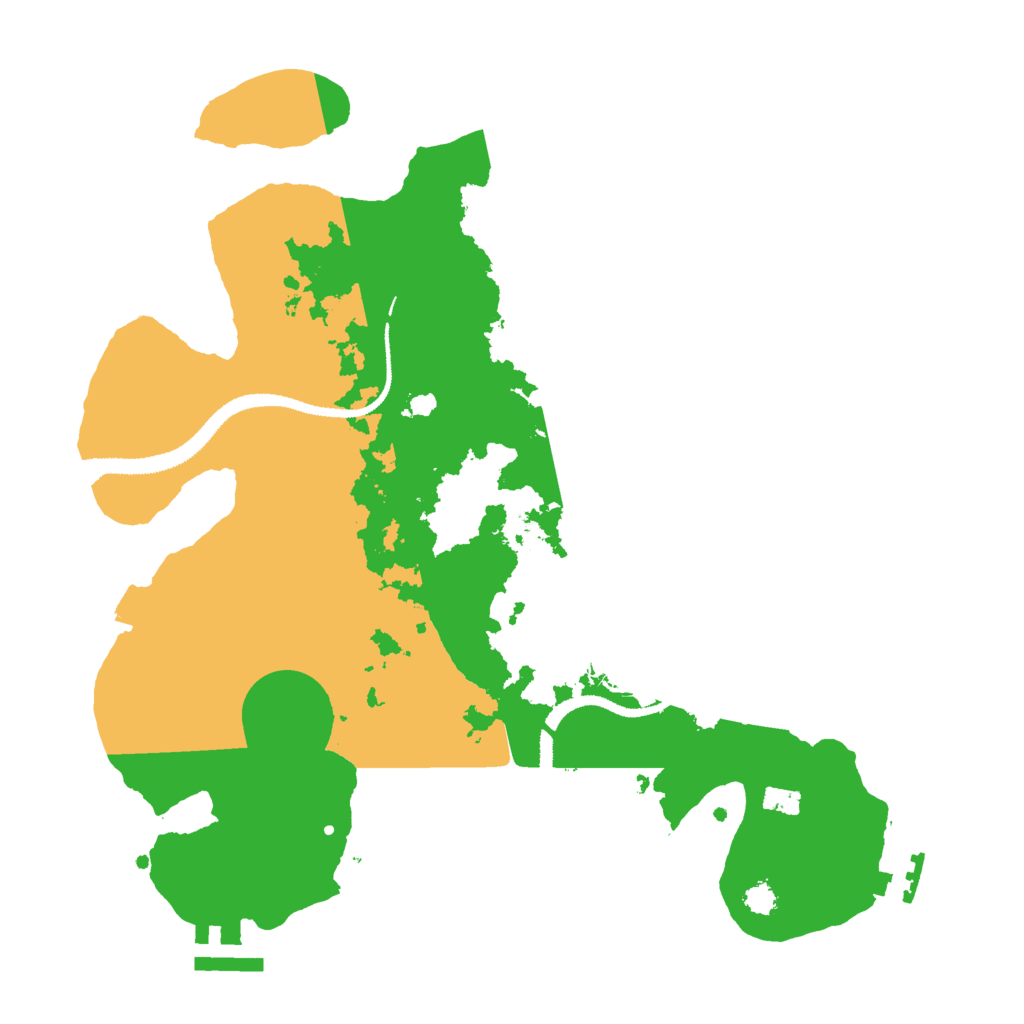 Biome Rust Map: Procedural Map, Size: 3000, Seed: 1526287317